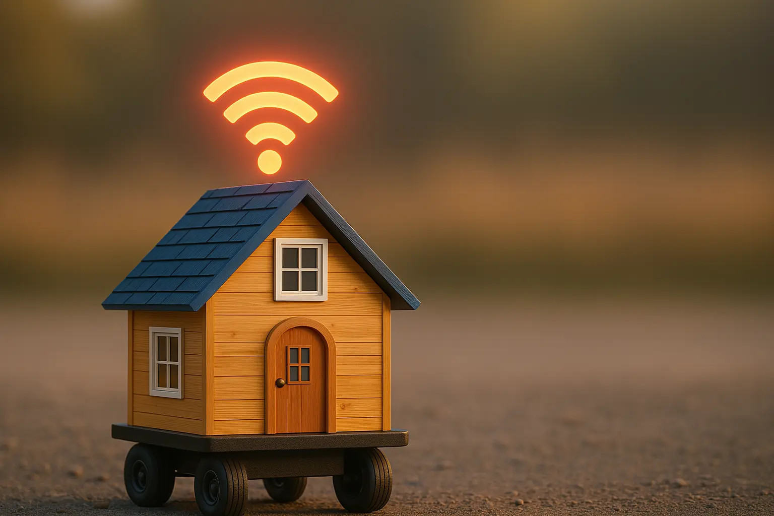 Home 1 Portable smart home concept for renters and travelers.