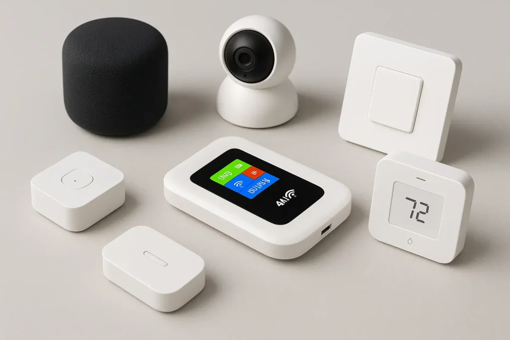 portable smart Wi-Fi zone illustration