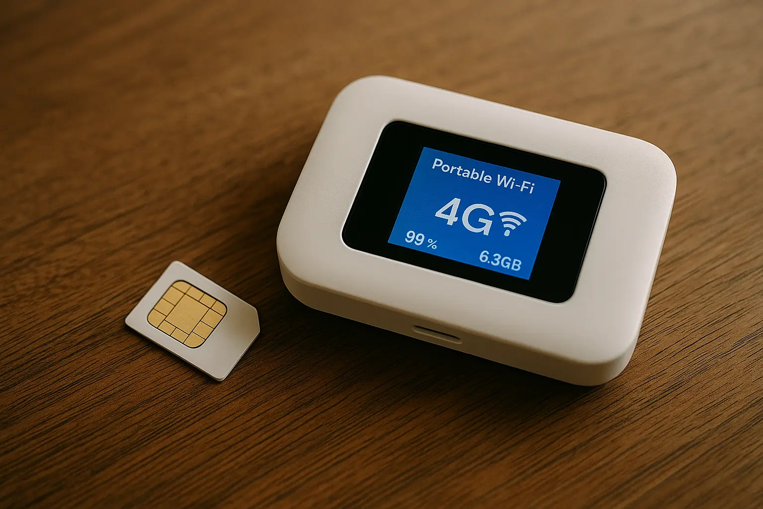 portable wifi network setup