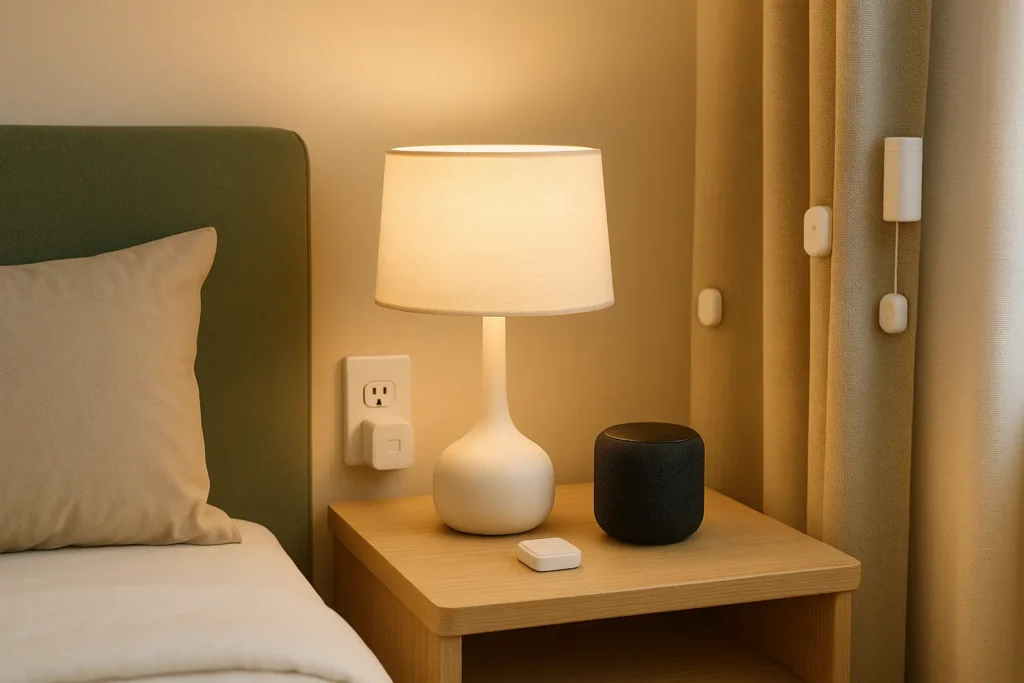 smart bedroom without drilling