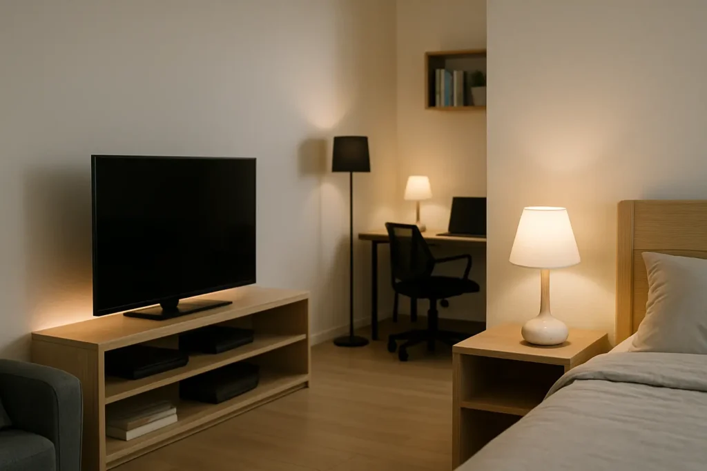 Smart Lighting Layout Ideas for Studio Apartments 1 Smart lighting layout for studio apartments