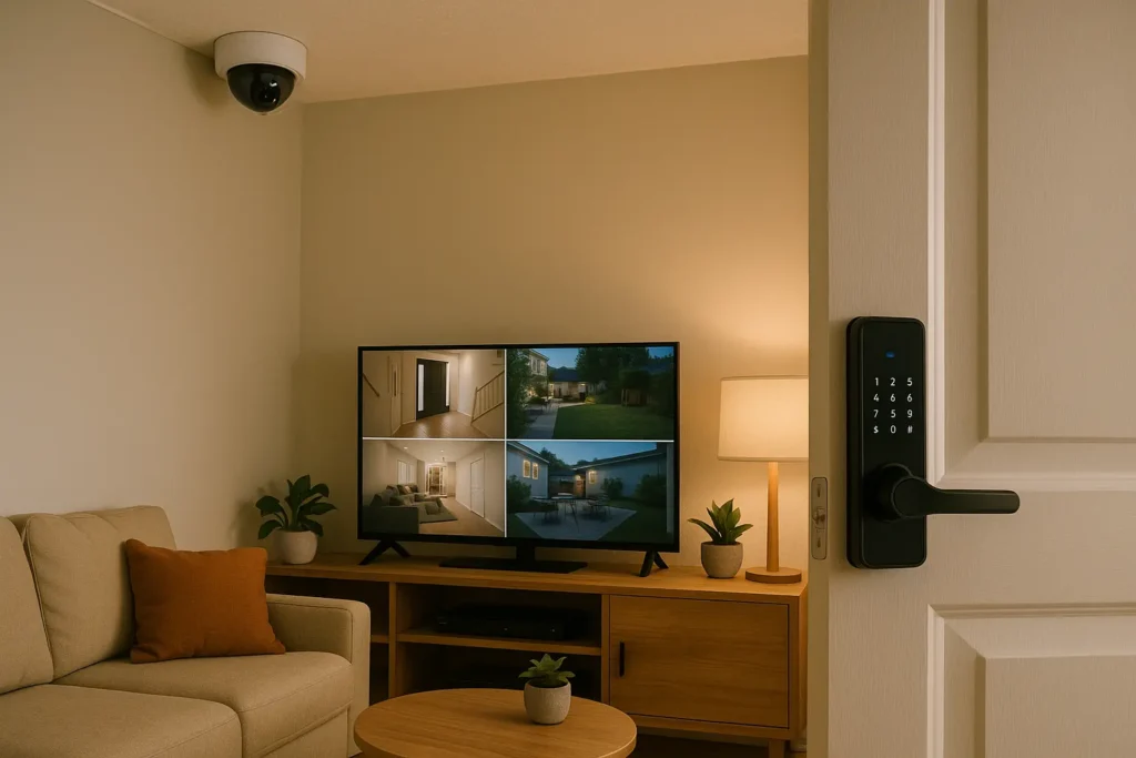 smart privacy in shared or rental spaces